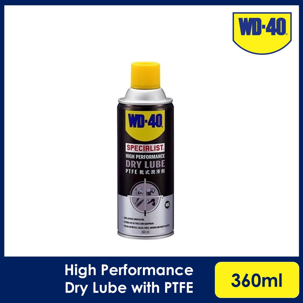 WD40 Specialist High Performance Dry Lube Ptfe 360ml Shopee Singapore