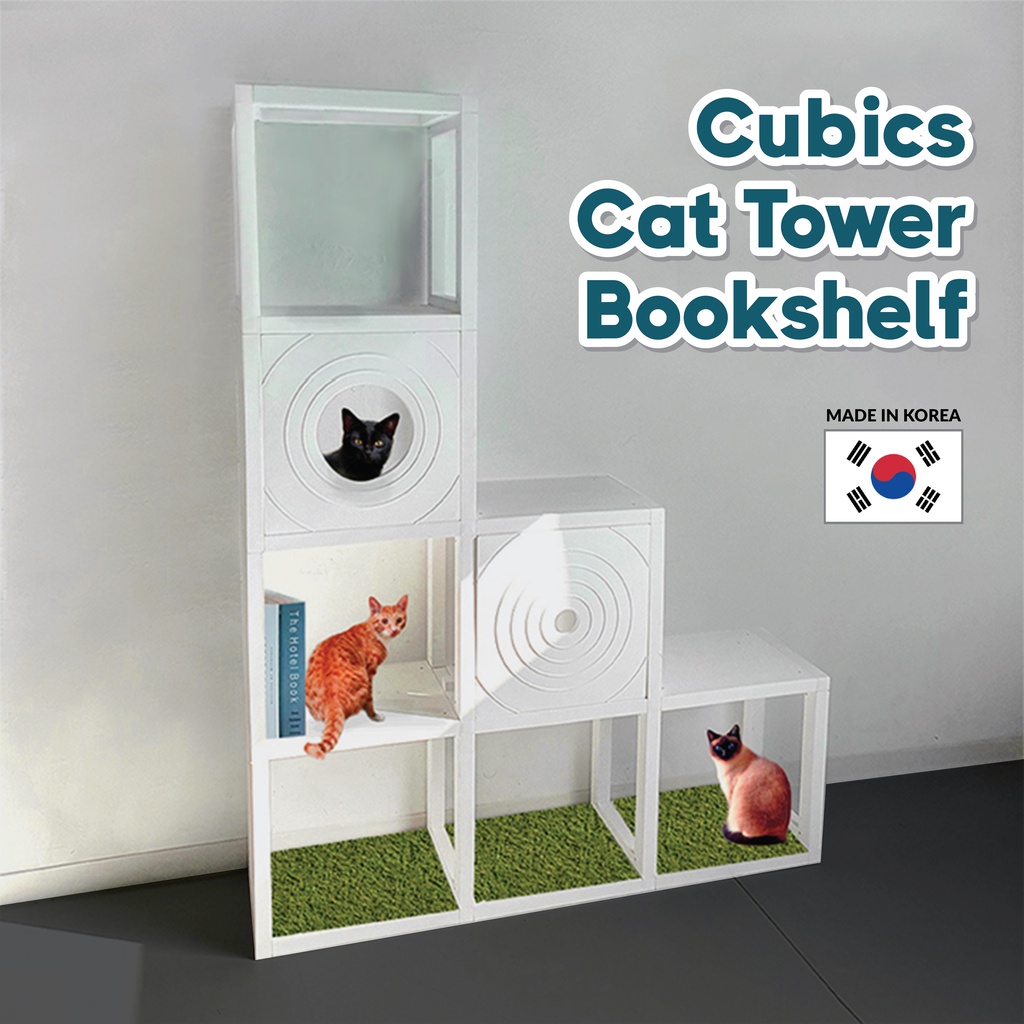 [Sole One Furniture] Cubics Cat Tower Bookshelf/Cat house