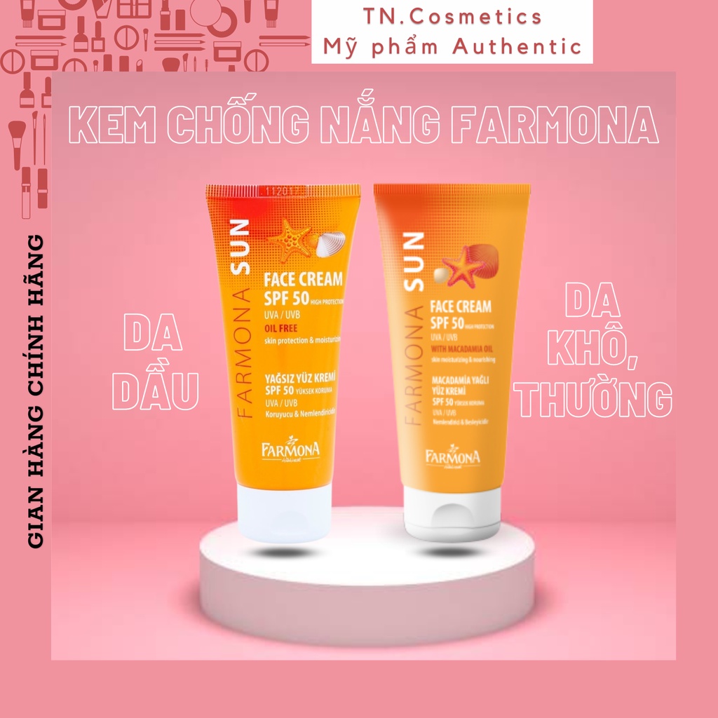 Farmona Sunscreen For Dry, Sensitive Skin With Macadamia Oil SPF50 50ml KCN479 Shopee Singapore