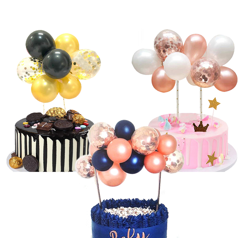 Balloons Garland Arch Cake Topper Baby Shower Kids Birthday Party