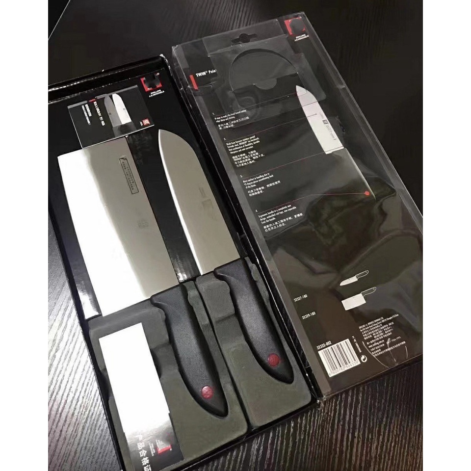Zwilling J.A. Henckles two piece kitchen Knife set Kukeri neoflam wmf