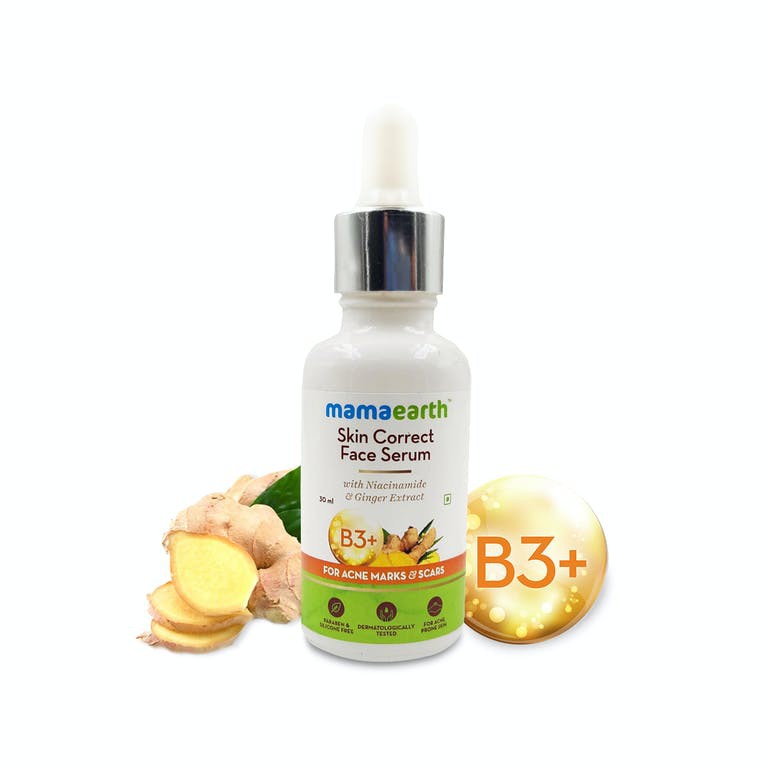 MamaEarth Skin Correct Face Serum With Niacinamide & Ginger Extract