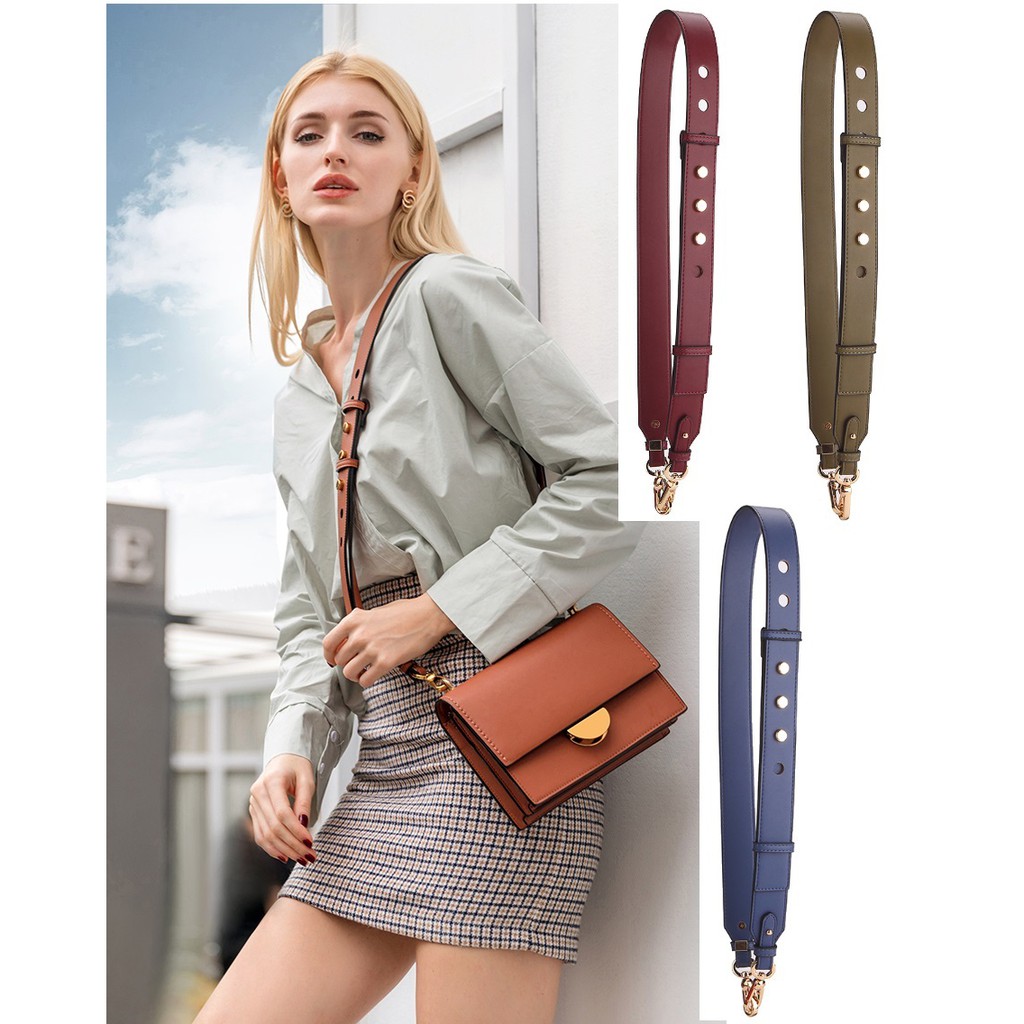 CK Wide Leather Shoulder Straps Fashion Women Bag Straps Shopee Singapore