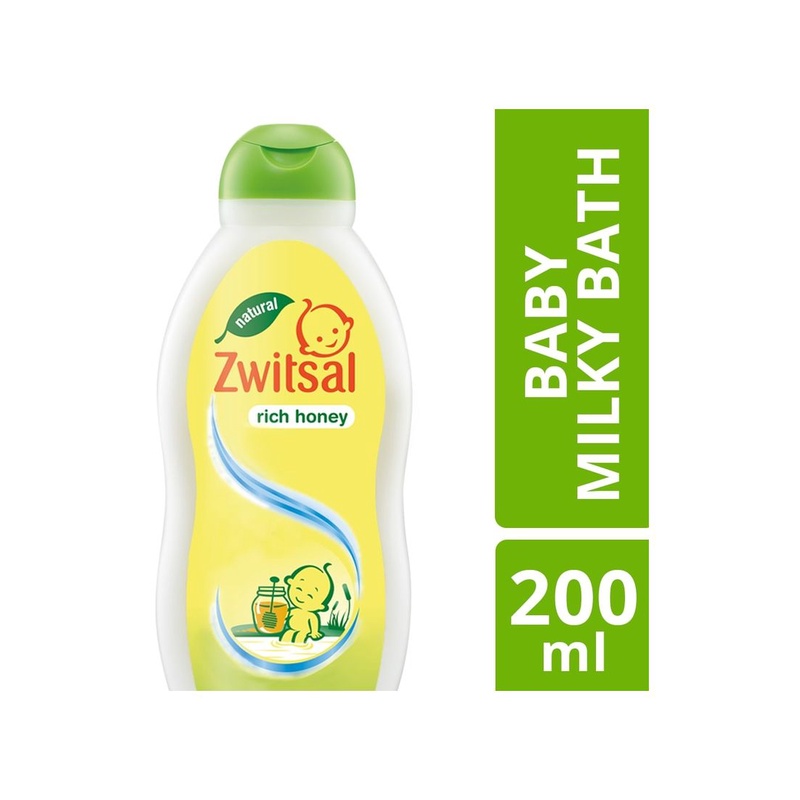 Zwitsal Baby Natural Milk Honey Liquid Bath Soap 200Ml Shopee Singapore