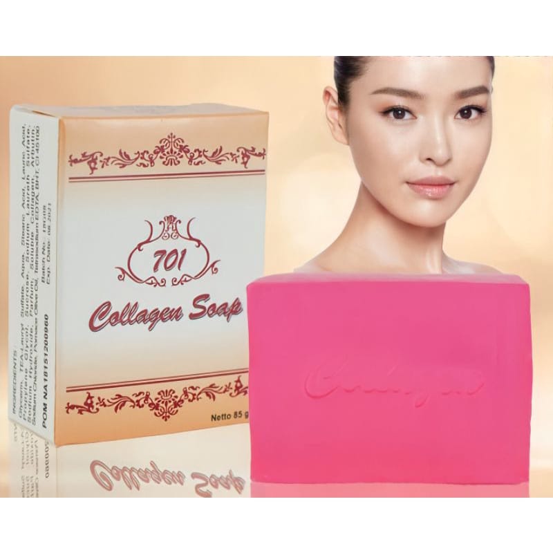 701 Collagen Plus Vit E Whitening Soap With Collagen & Vitamin E