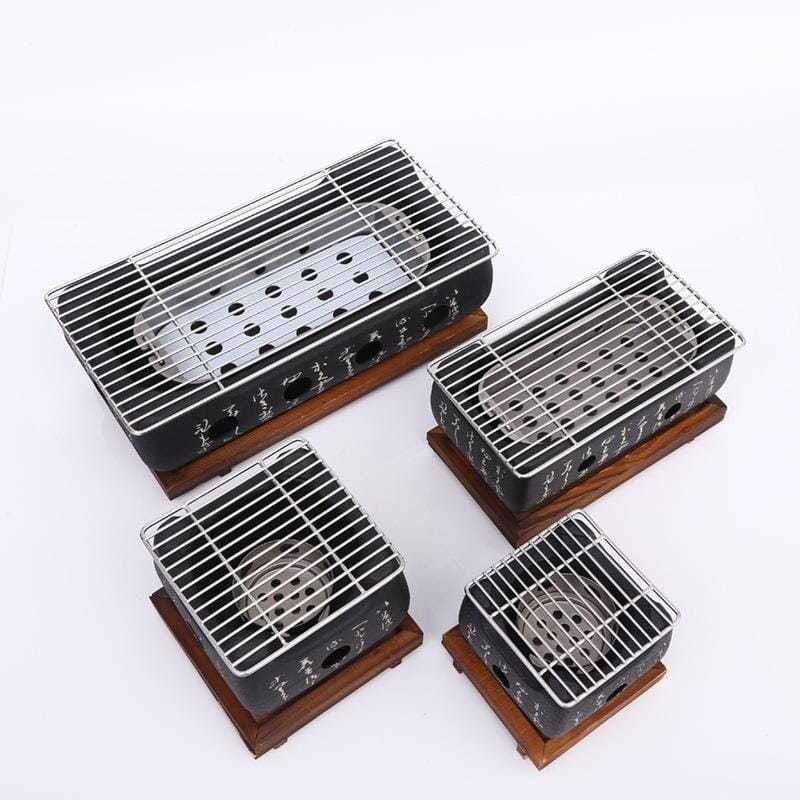 Ready Stock Japanese Korean Bbq Aluminium Alloy Charcoal Grill