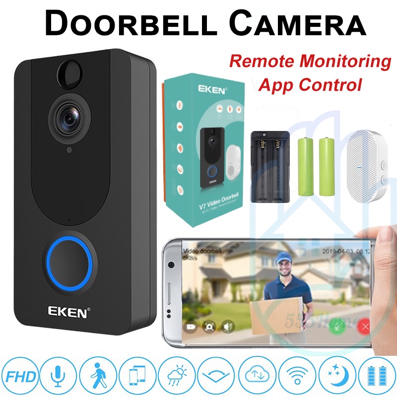 [SG] Doorbell Camera / Smart Security Camera WiFi HD 1080P/ Night