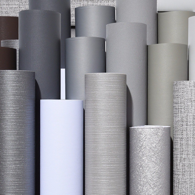 Home Decor Selfadhesive Waterproof Solid Color Wall Stickers Wallpaper