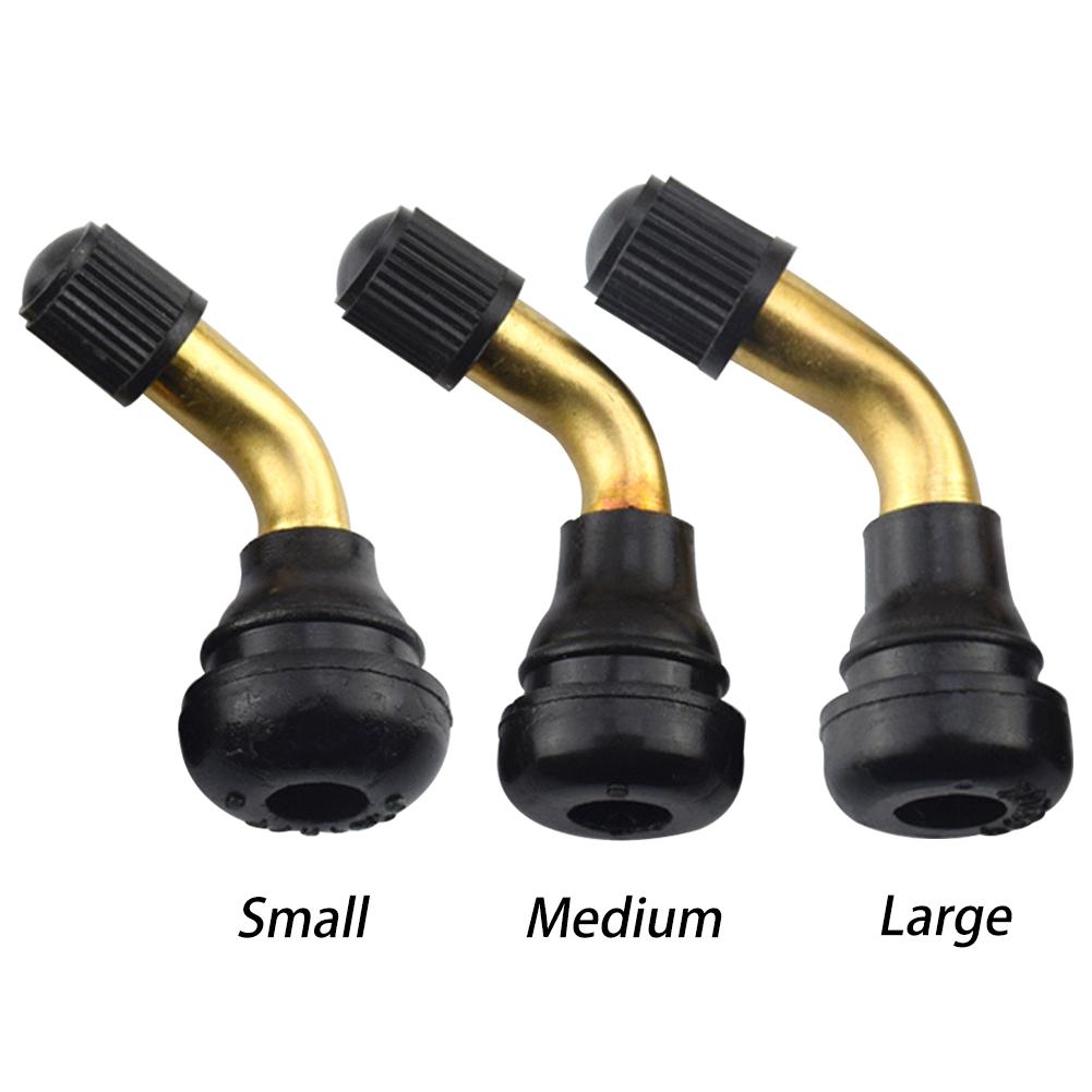 4Pcs 90 Degree Motorcycles Tyre Valves Stem Brass Tire Valve Right
