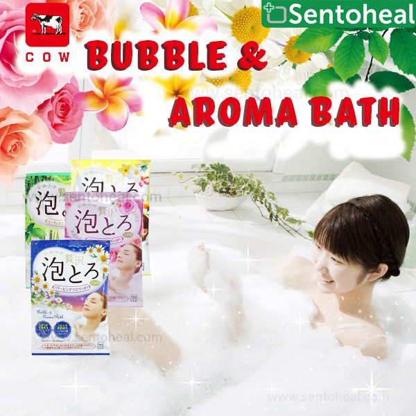 COW Luxury Bubble and Aroma Bath Additive Garden/ Rose/ Sleeping
