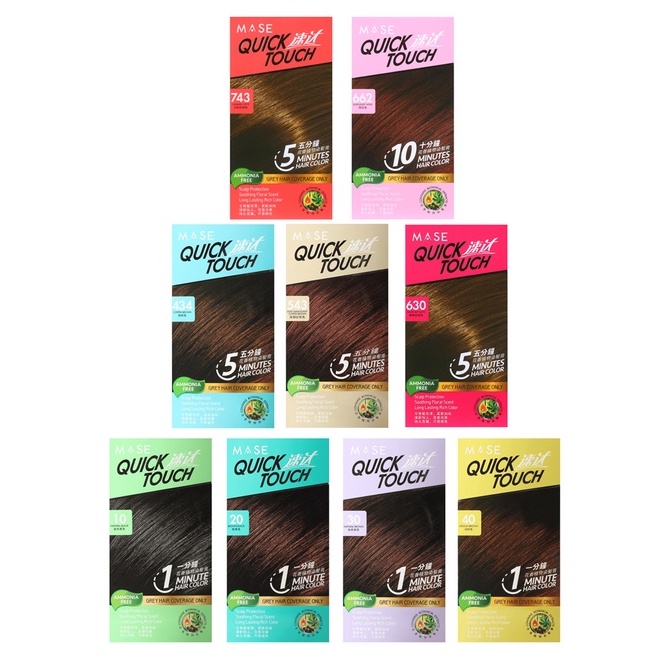 QUICK TOUCH Hair Color 40g Shopee Singapore