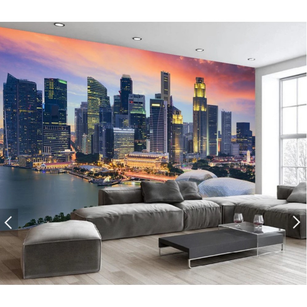 Wall Decals & Murals Home Décor Wall Sticker Singapore City Landscape