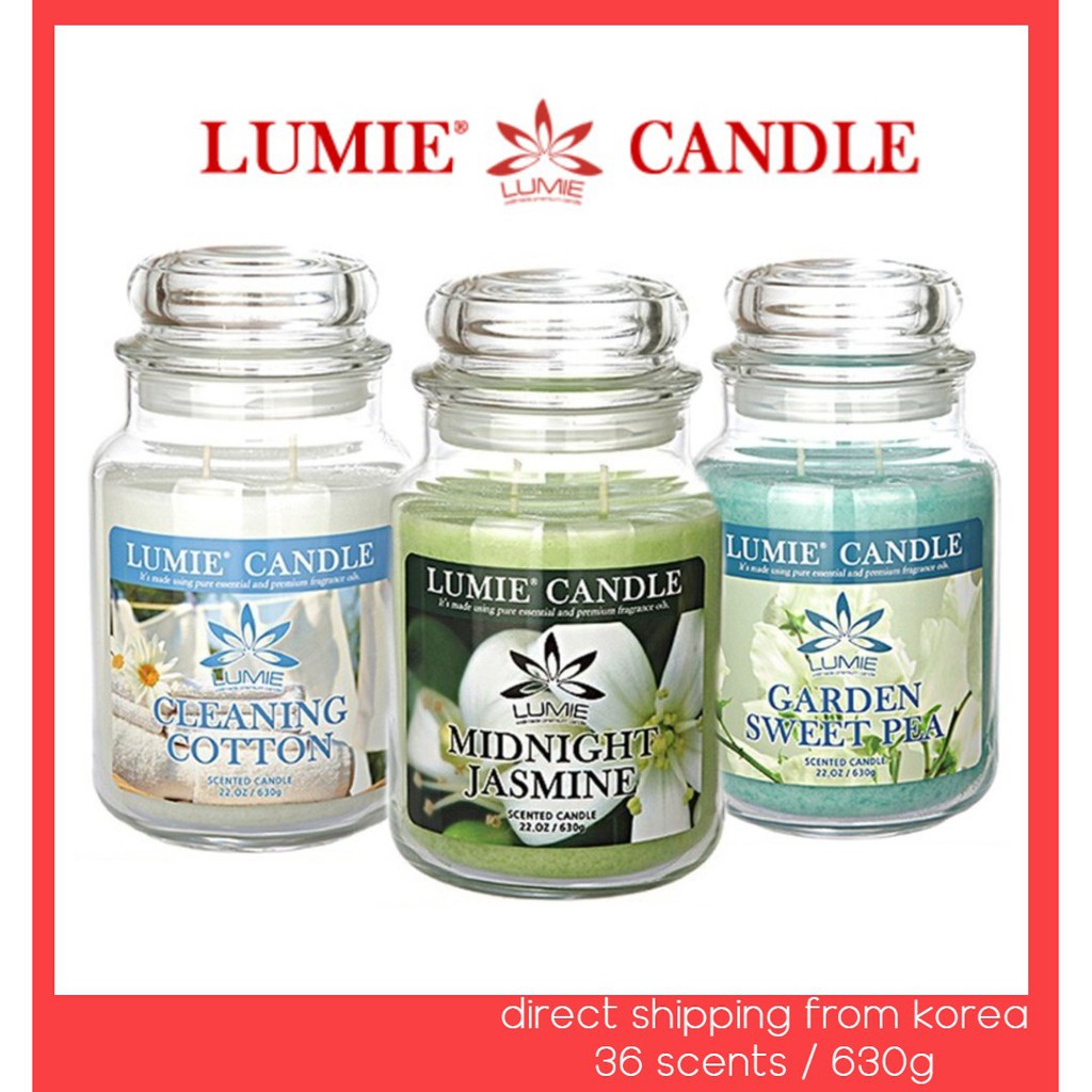 [KOREA] LUMIE Candle 630g Large Jar scented candle Aromatic candle