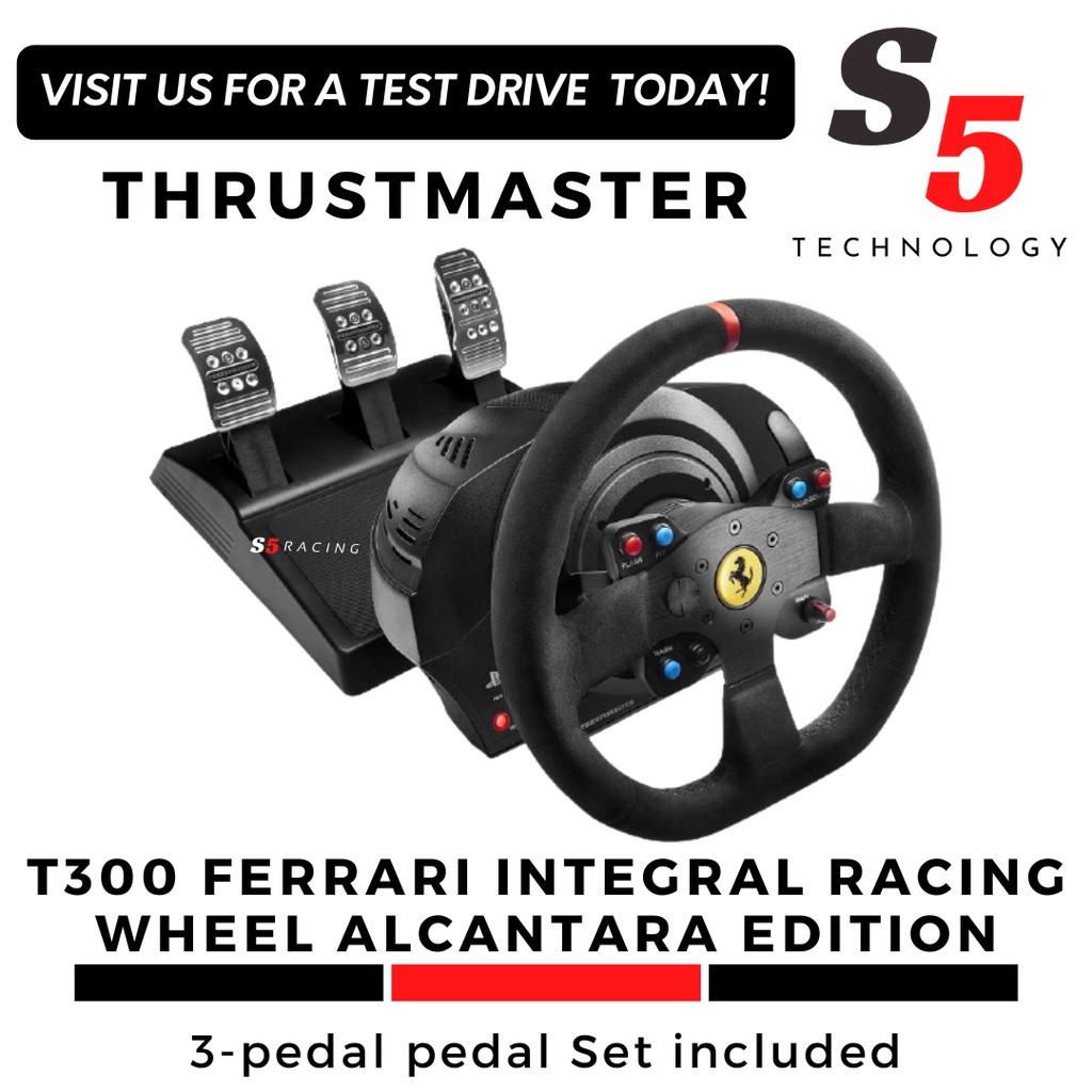 T300 Ferrari Integral RW Alcantara Edition / SIM Racing / Driver wheel / Racing wheel / car