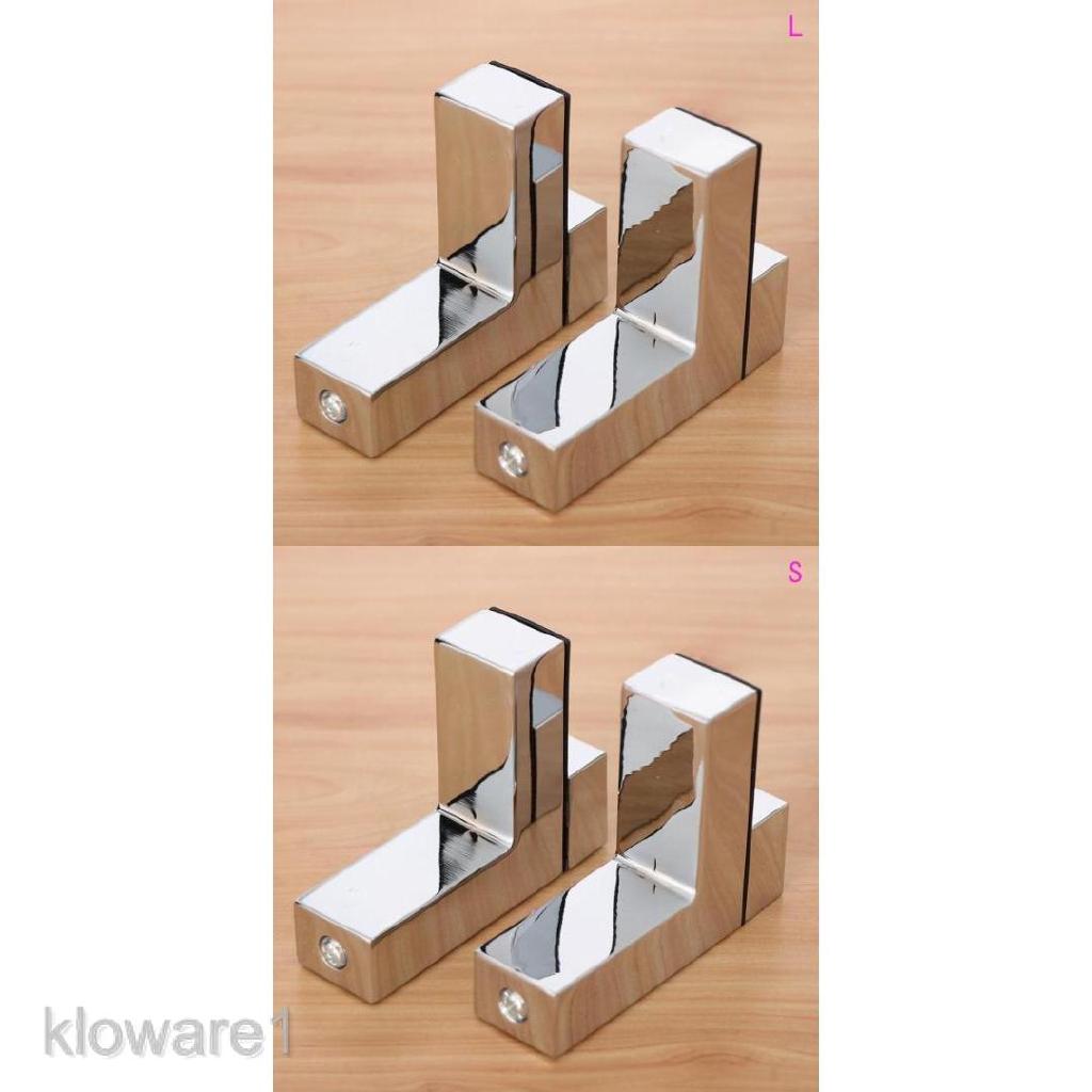 Bathroom Corner Tempered Glass Shelf Bracket Wall Mount Shopee Singapore