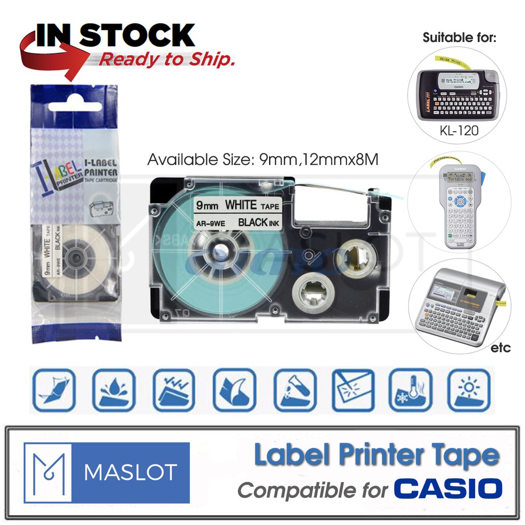 Casio Ez Label Printer Kl 60 Tape