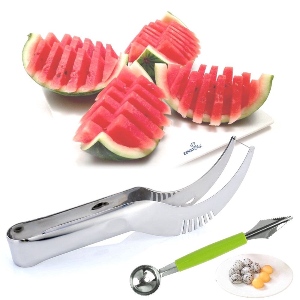 Creative Watermelon Slicer Cutter Knife / Doublesided Fruit Carving