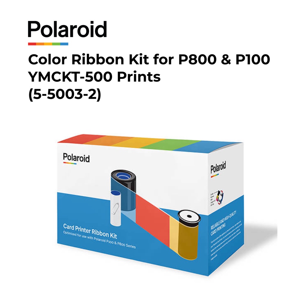Polaroid Color Ribbon Kit for P800 & P100, YMCKT500 Prints (550032) Shopee Singapore