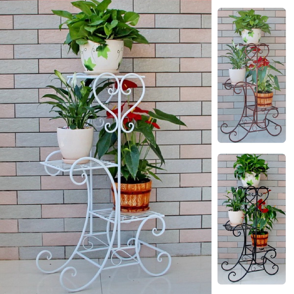 3 Tier Garden Planter Stand Flower Pot Plant Display Shelf Balcony Home