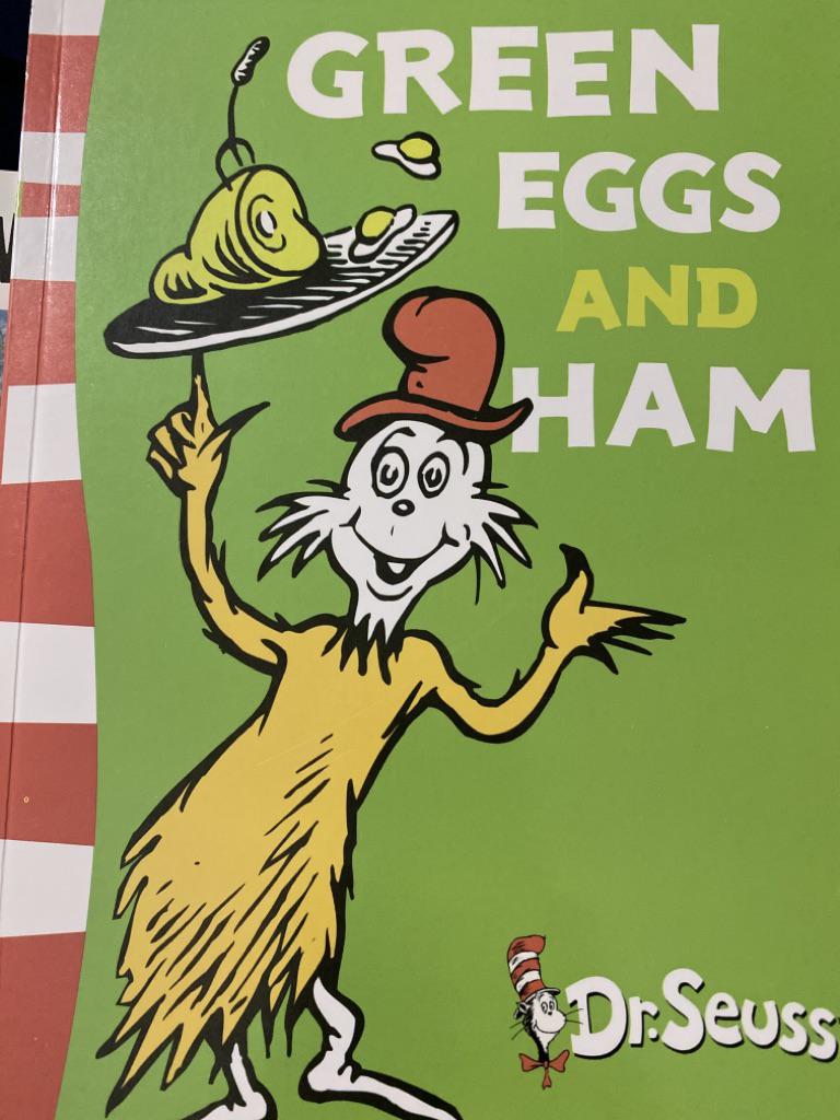 Green Eggs and Ham Dr.Seuss Children English Reading Picture Story