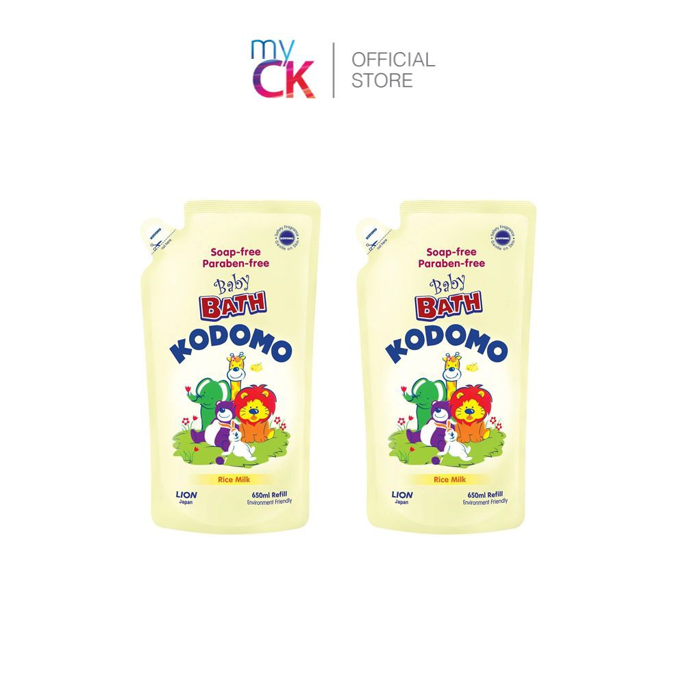 (Bundle of 3) Kodomo Baby Bath Rice Milk Refill 650ml Shopee Singapore