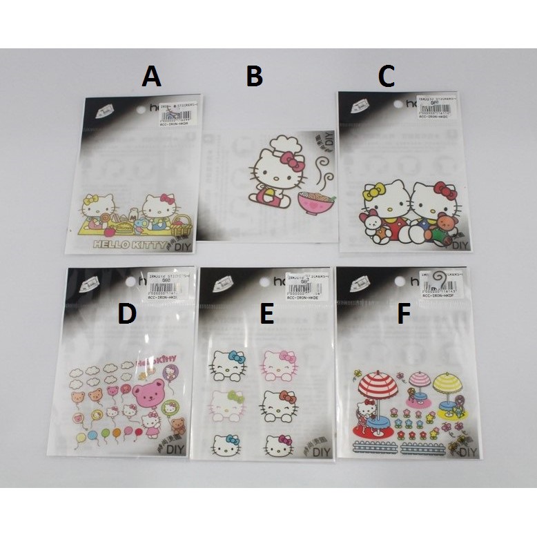 [NEW] HELLO KITTY IRONON STICKERS (SMALL) Shopee Singapore