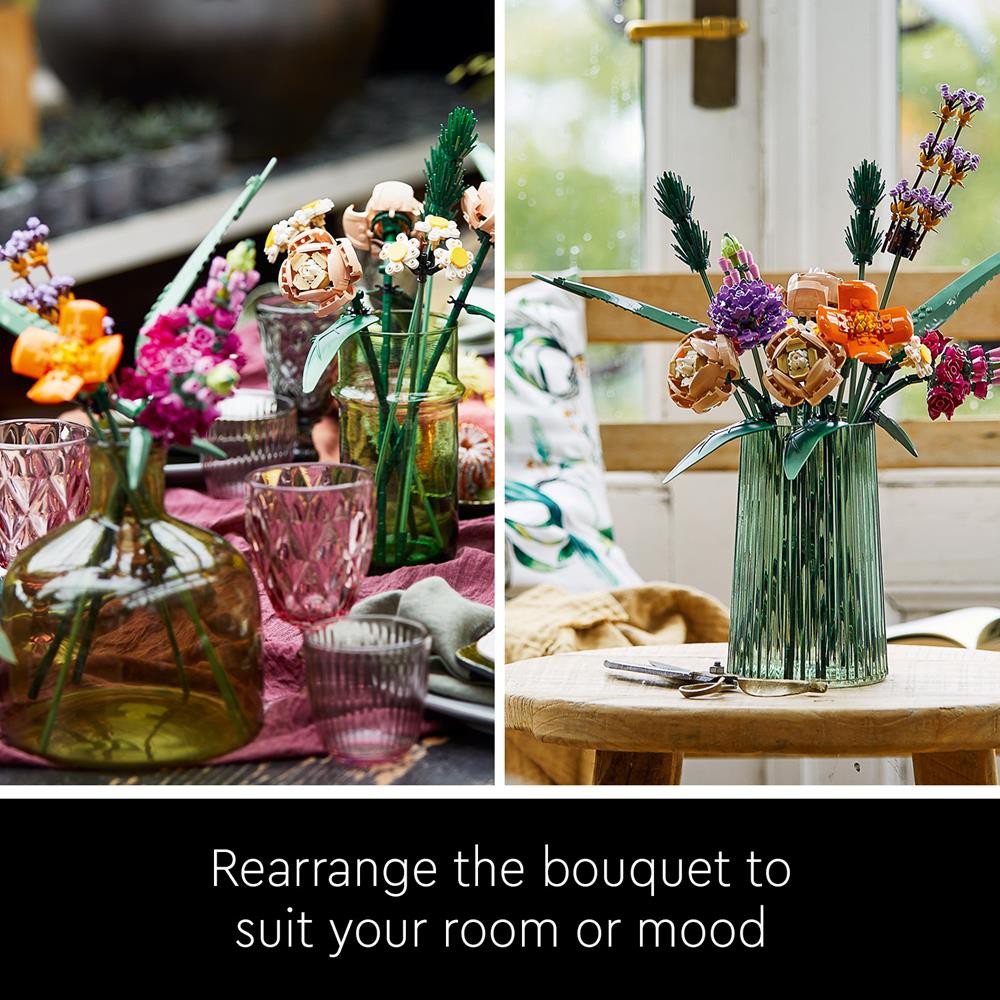 LEGO® Creator Expert 10280 Flower Bouquet (756 Pieces) Bubble Store