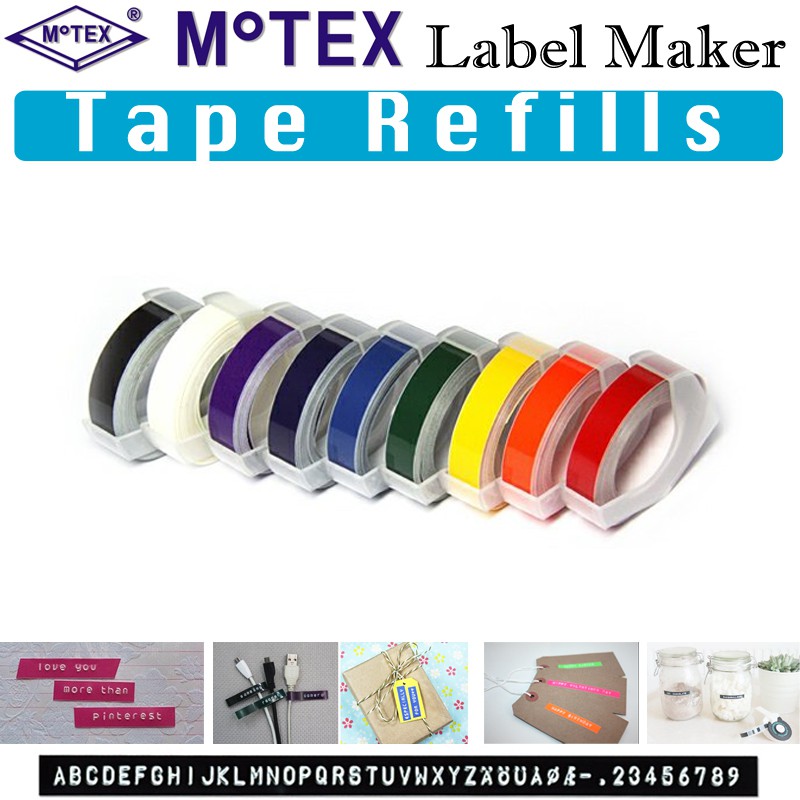 Motex Label Maker Tape Refill Shopee Singapore