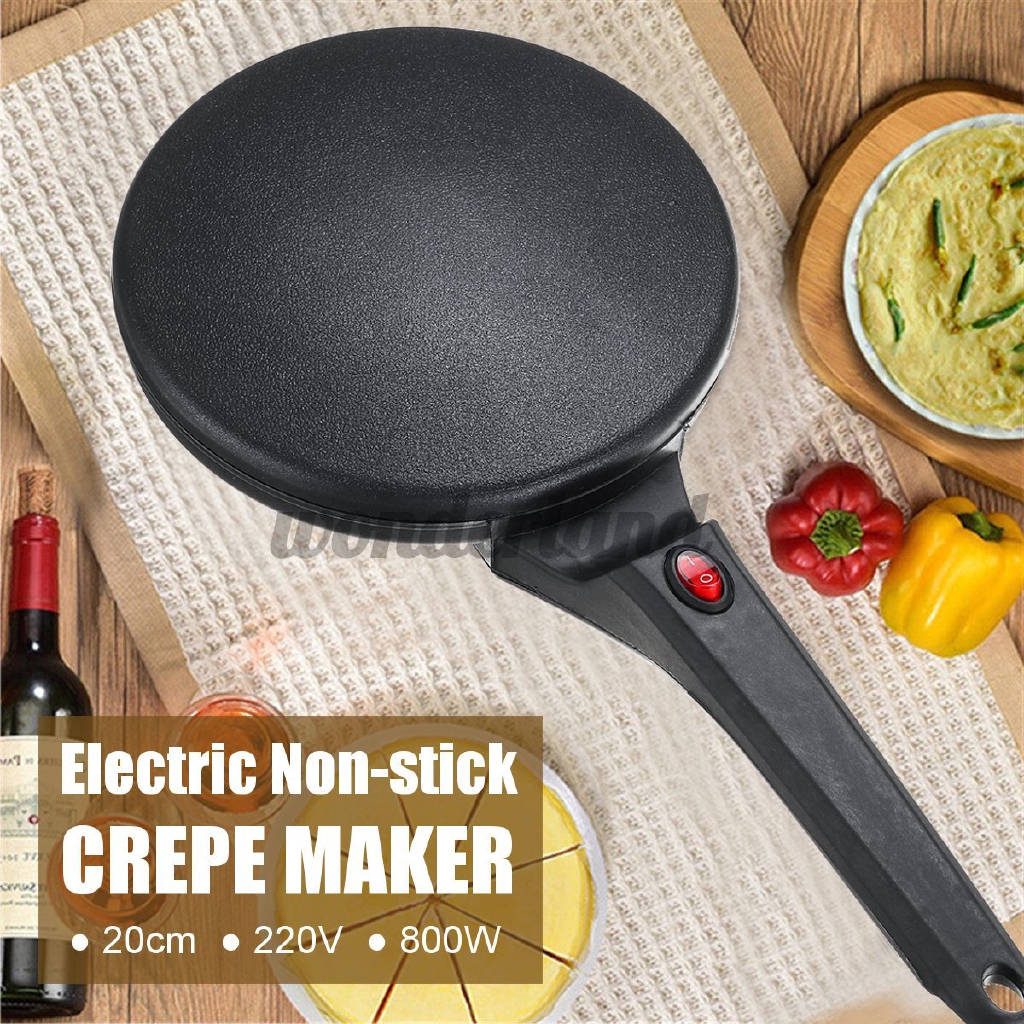 20cm Electric Crepe Maker Non Stick Baking Pancake Pan