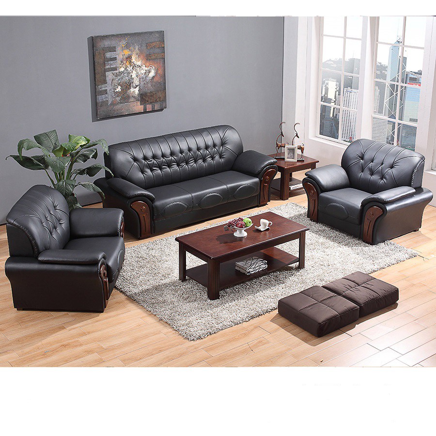 Modern minimalist office sofa business reception guest