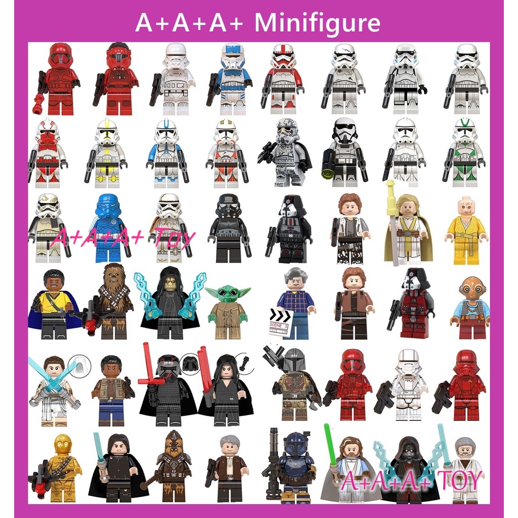 WM Block Series Building Blocks Toy Minifigures Shopee Singapore