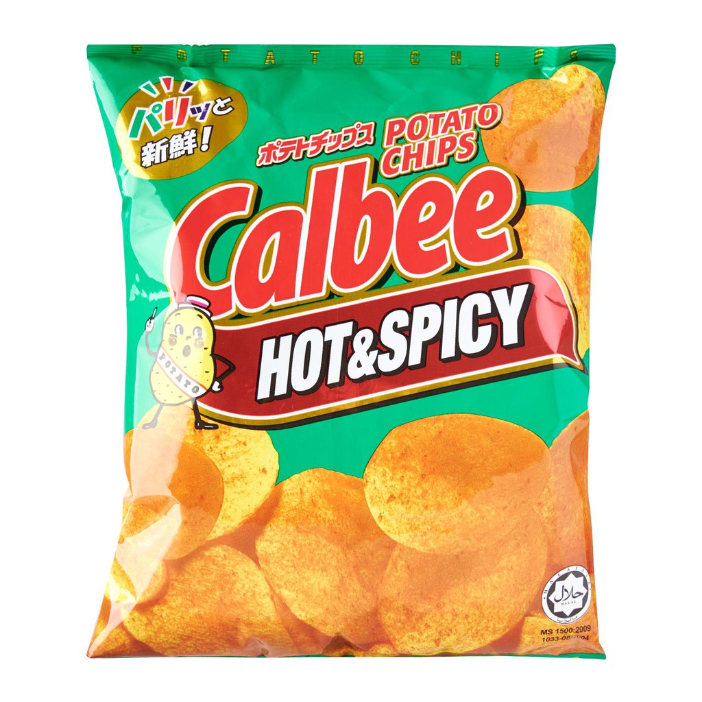 Calbee Hot And Spicy Potato Chips 80 g Shopee Singapore