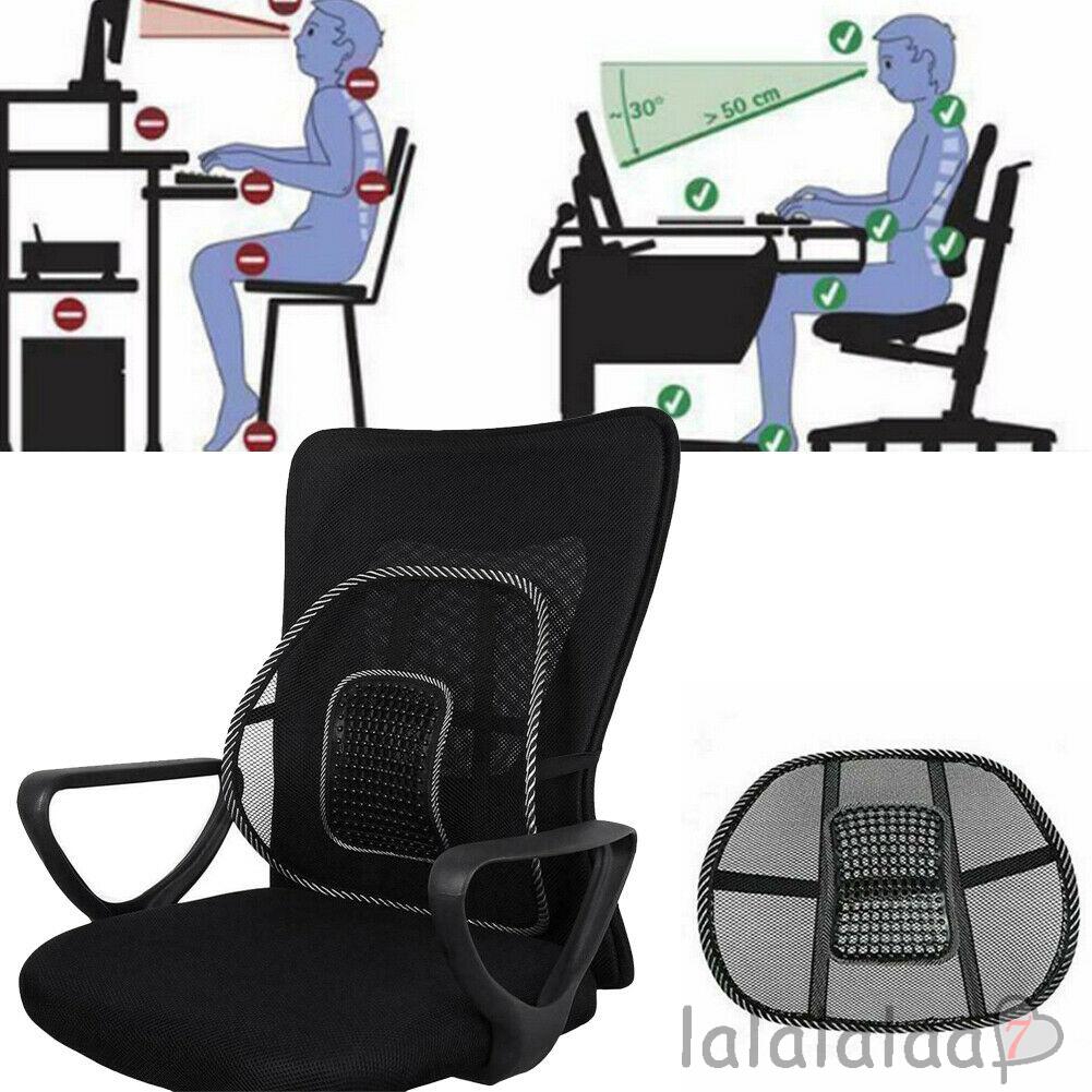 Mesh Lumbar Support With Elastic Straps For Back And Seat 格安SALEスタート