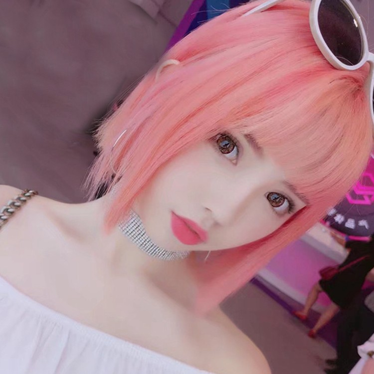 Anime Girl Cosplay Pink Hair Anime Wallpaper HD