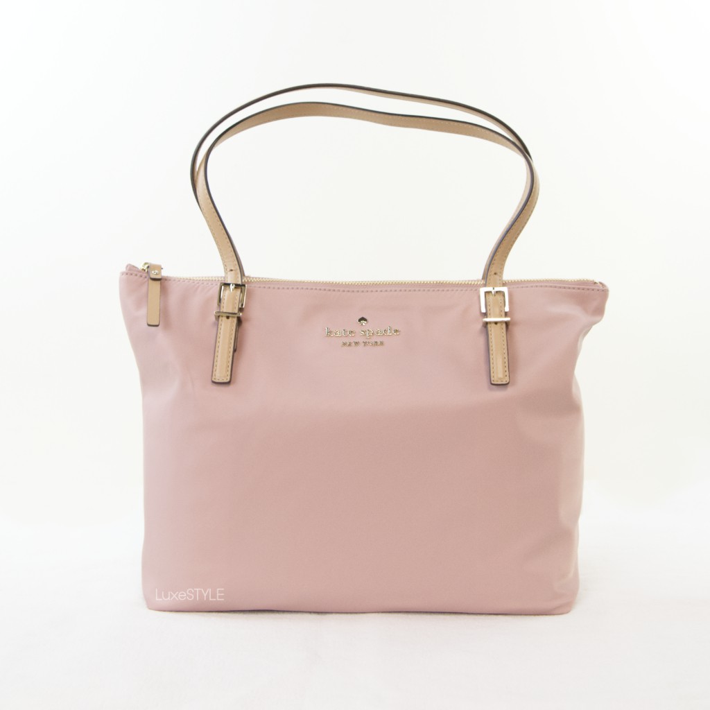 Kate Spade Pink Nylon Tote Bag Shopee Singapore