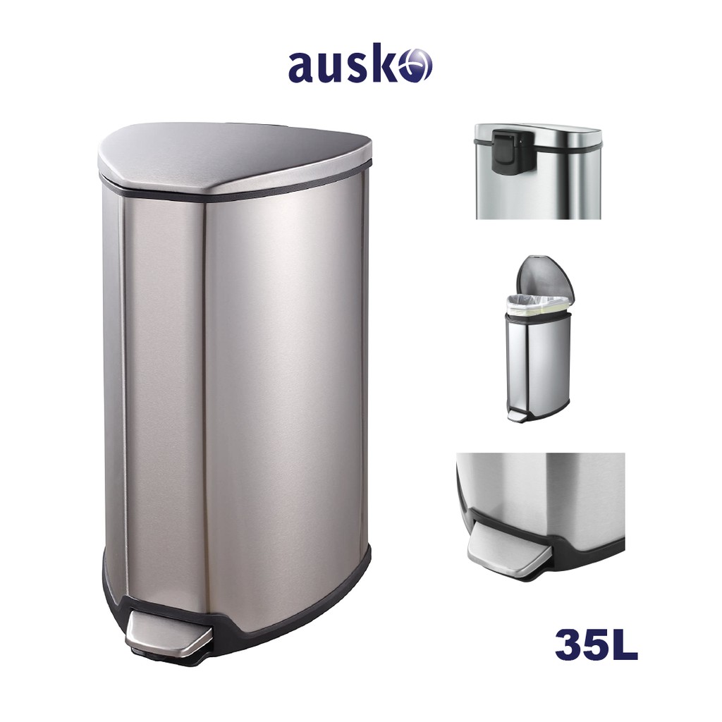 EKO GRACE EK9209 35L Pedal Waste Bin with Soft Closing Waste Bin