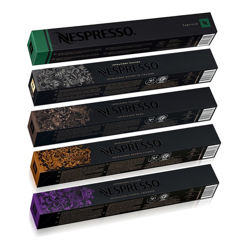 Nespresso Capsule Coffee 5 types (Ristretto Italiano,Genova Livanto