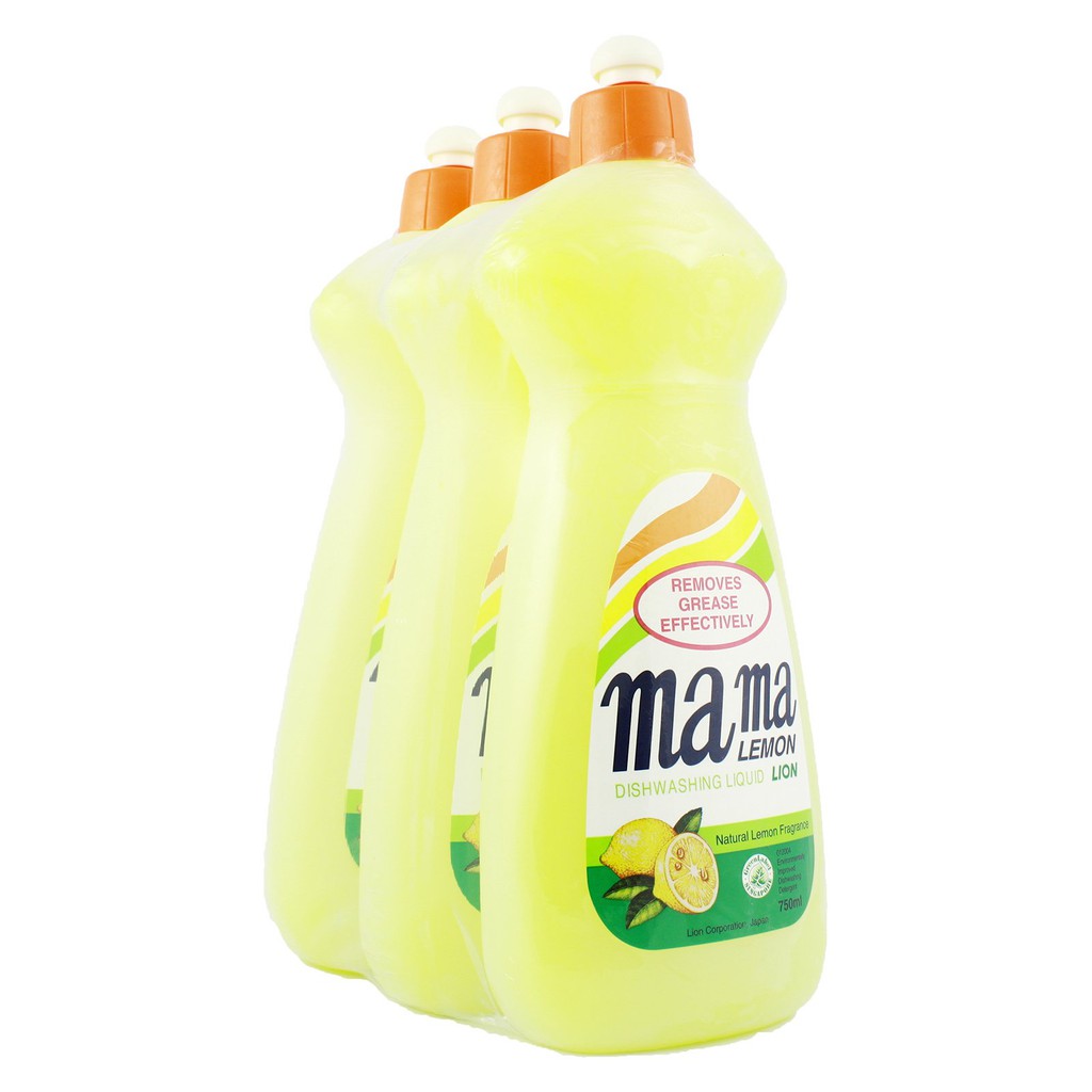 Mama Lemon Dishwashing Liquid 750ml (Bundle of 3/6) Shopee Singapore