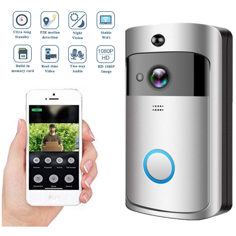 Wireless Video Doorbell 1280 * 720P Smart Security System HD WIFI