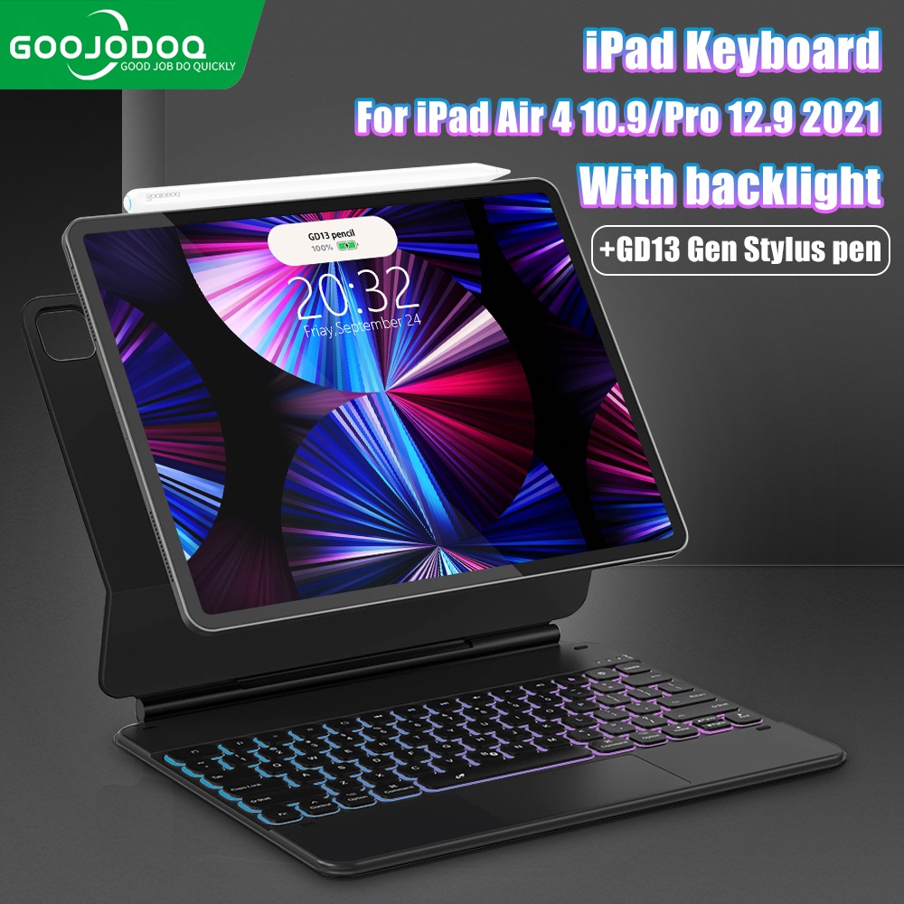 Goojodoq Rebound Keyboard Case iPad Case with iPad Keyboard