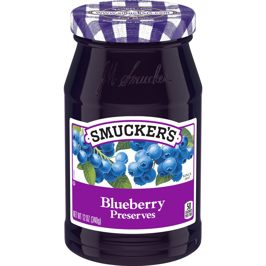Smucker's Blueberry Preserves Jam 340G [US] Shopee Singapore
