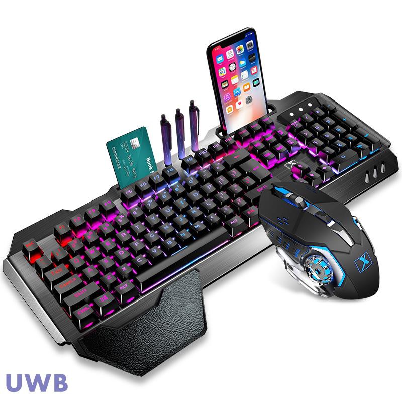 Rechargeable wireless keyboard and mouse set unlimited keyboard and