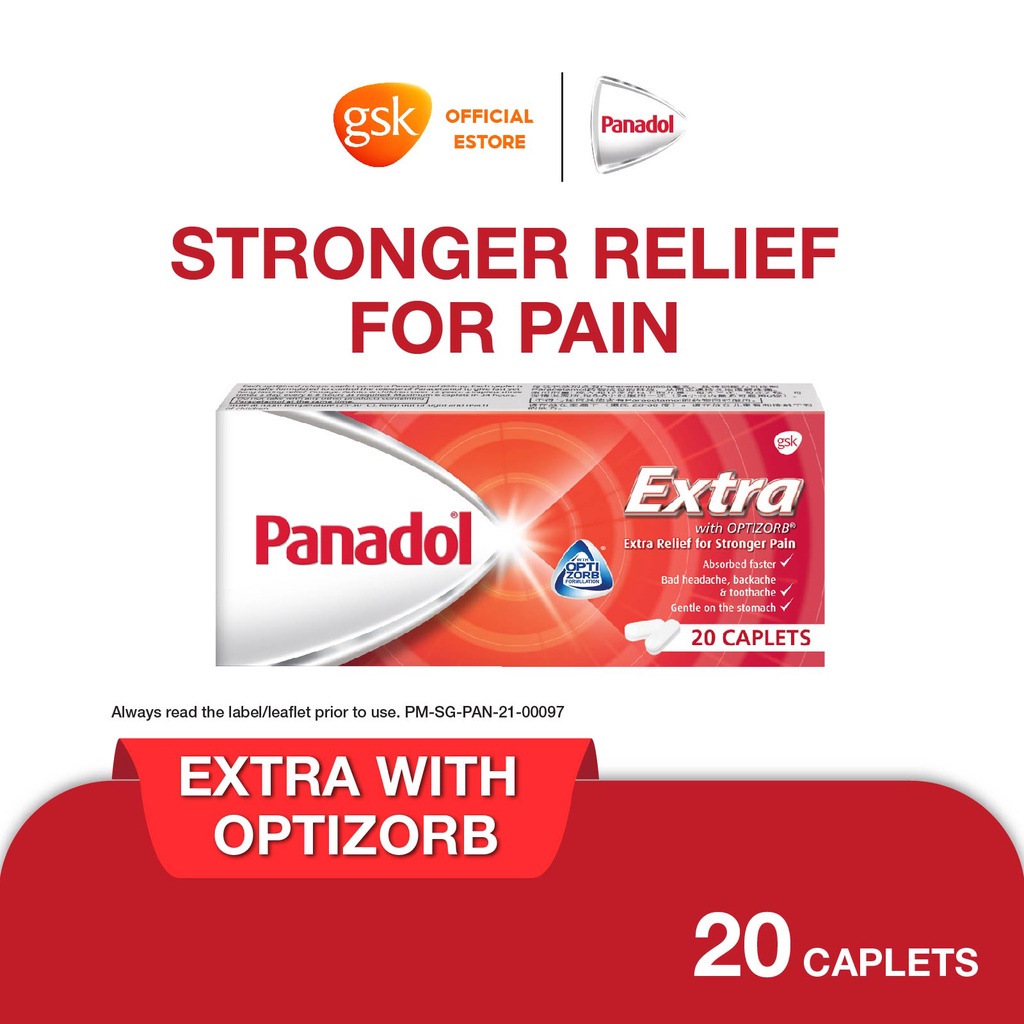 PANADOL Extra with Optizorb, Paracetamol for Strong & Tough Pain Relief