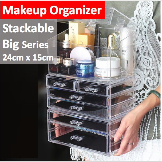 Clear Acrylic Makeup Organizer Singapore Saubhaya Makeup
