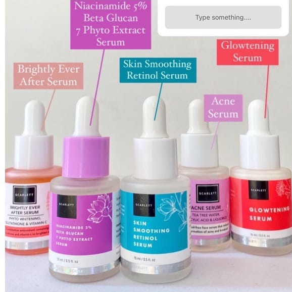 Scarlett SERUM / SCARLET SERUM GLOWTENING / SCARLETT SERUM ACNE / SERUM