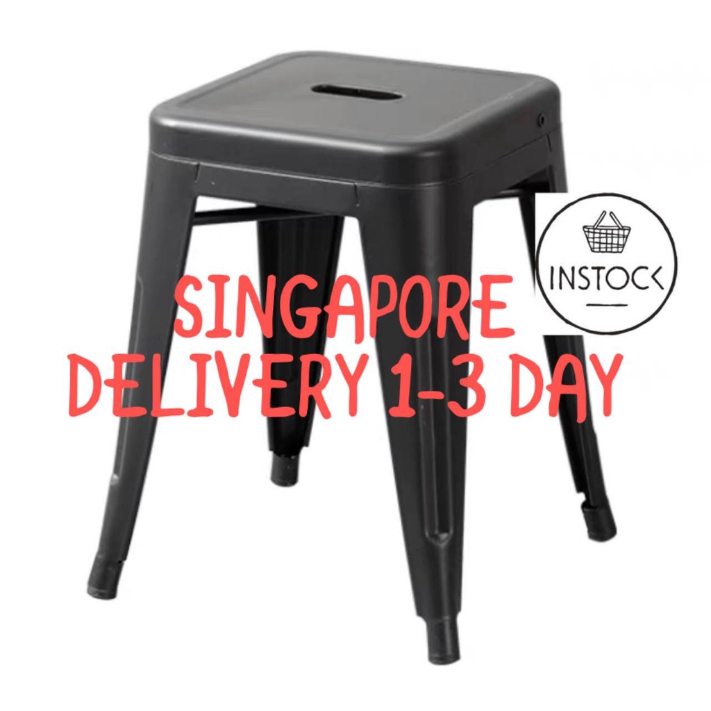 SINGAPORE INSTOCK Hester Bar Stool Metal Iron Stool Stool Creative High