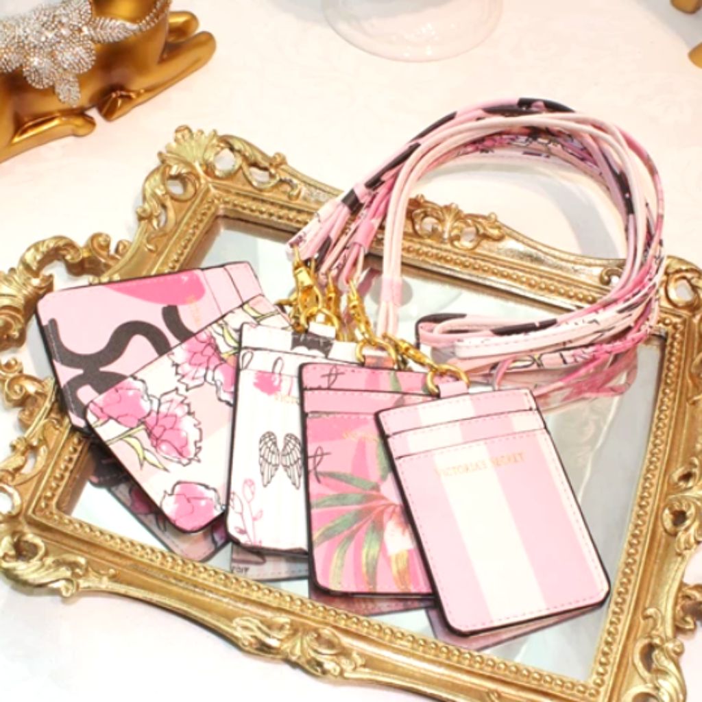 Victoria Secrets Card Holder & Lanyard Shopee Singapore