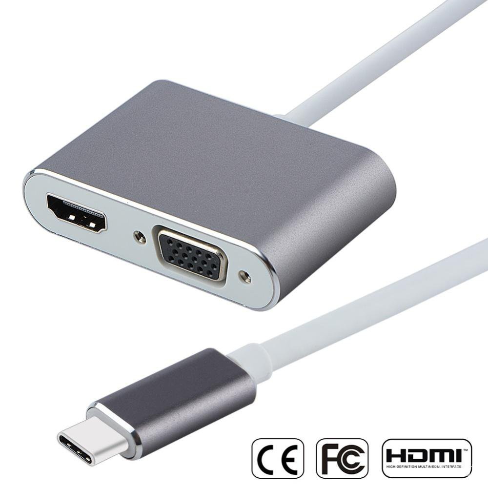 USBC To HDMI VGA AdapterCables Shopee Singapore