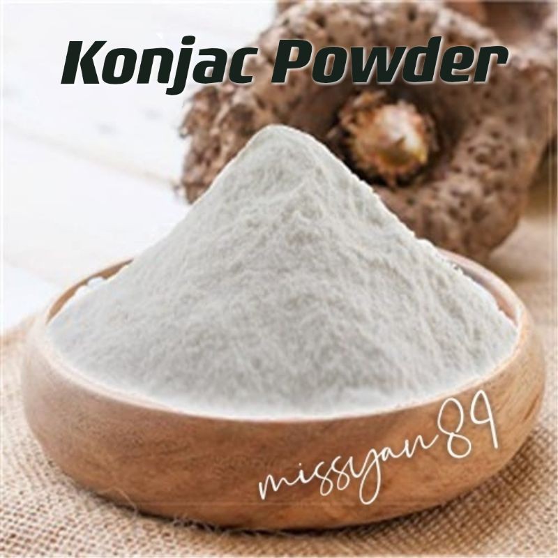 Pure Konjac Powder Halal Konnyaku 蒟蒻粉 Food Grade Keto Diet
