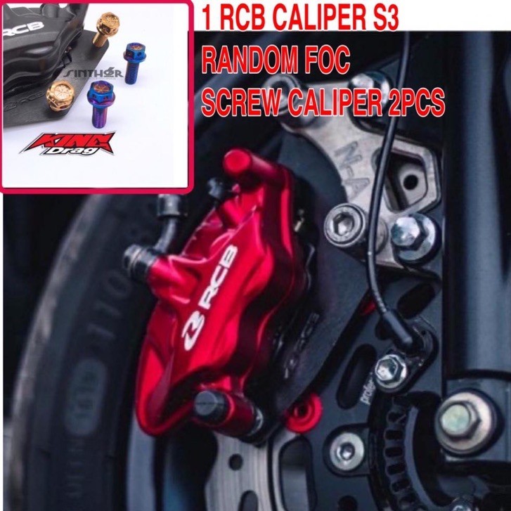 RCB BRAKE CALIPER S3 SERIES Y15ZR LC135 NMAX/NVX Y125ZR Shopee Singapore